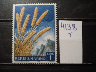 Фото марки Сан Марино 1958г **