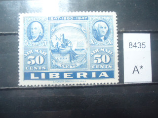 Фото марки Либерия 1947г **