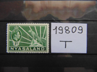 Фото марки Британская Ньяса 1938г **