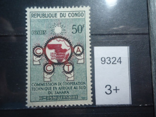 Фото марки Франц. Конго 1960г **