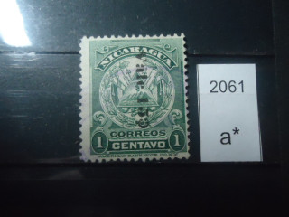 Фото марки Никарагуа 1906г надпечатка