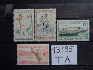 Фото марки Франция серия 1958г **