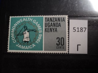 Фото марки Восточная Африка 1966г *