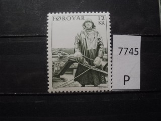 Фото марки Фарерские острова 1986г **