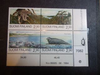 Фото марки Финляндия 1994г **