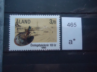 Фото марки Аландские острова 1986г **