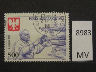 Фото марки Ватикан 1980г