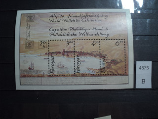 Фото марки Фарерские острова блок 1986г **