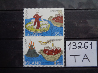 Фото марки Исландия серия 1994г **