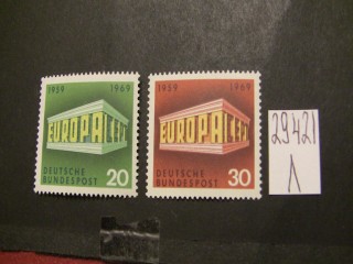 Фото марки Германия ФРГ 1968-69гг серия **