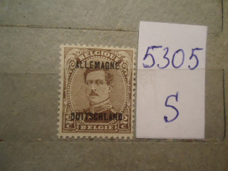 Фото марки Бельгия (оккупации) 1920г 1 м *