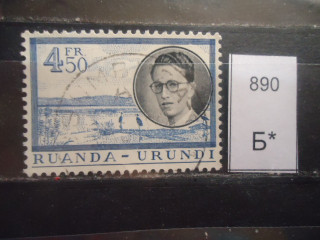 Фото марки Руанда-Урунди 1955г