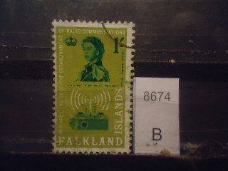 Фото марки Брит. Фолклендские острова