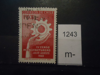 Фото марки Чили 1968г