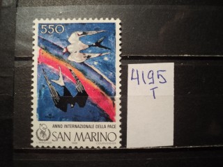 Фото марки Сан Марино 1986г **