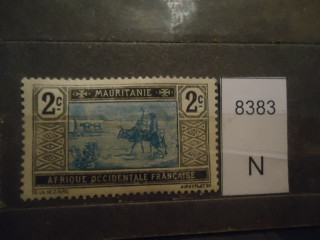 Фото марки Франц. Мавритания 1913-1917гг *