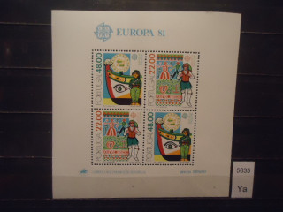 Фото марки Португалия блок 1981г (32 евро) **