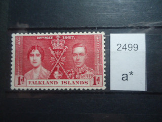 Фото марки Брит. Фолклендские острова 1937г *