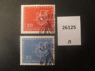 Фото марки ГДР 1958г серия
