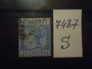 Фото марки Брит. Гибралтар 1889г