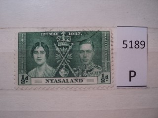 Фото марки Брит. Ньяссаленд 1937г