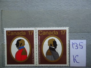 Фото марки Канада 1979г пара **