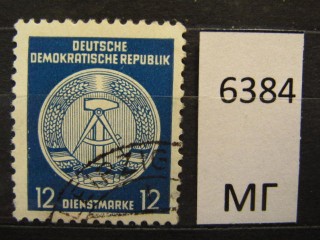 Фото марки ГДР 1954г