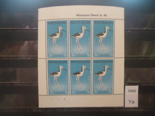 Фото марки Новая Зеландия малый лист 1959г *