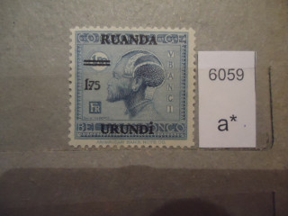 Фото марки Руанда-Урунди 1931г **