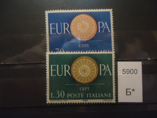 Фото марки Италия 1960г серия **