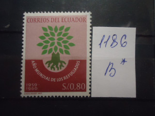 Фото марки Эквадор 1960г **