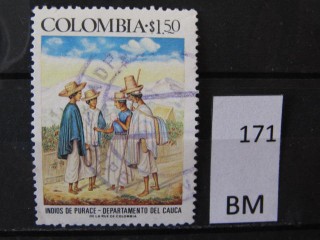 Фото марки Колумбия 1976г