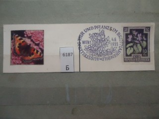 Фото марки Австрия. Вырезка из конверта