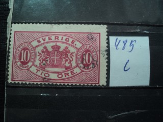 Фото марки Швеция 1881г