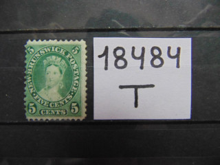 Фото марки Британский Новый Брунсвич (Канада) 1860г *