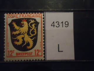 Фото марки Герман. Франц. зона 1945г **