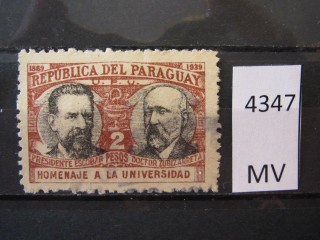 Фото марки Парагвай 1939г