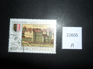 Австрия 1983г фотография марки Фото марки Австрия 1983г