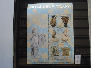 Фото марки Ватикан блок 1983г