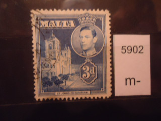 Фото марки Брит. Мальта 1943г
