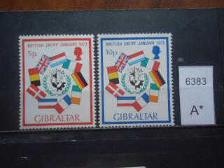 Фото марки Брит. Гибралтар 1973г **