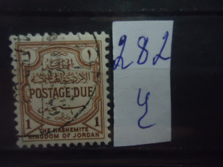 Фото марки Иордания 1952г