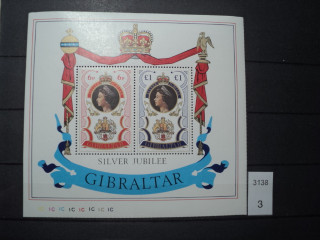 Фото марки Гибралтар блок *