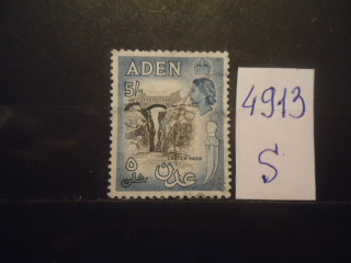 Фото марки Аден 1953г 1 м