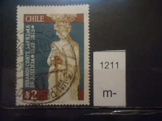 Фото марки Чили 1977г