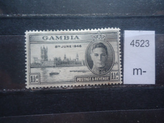 Фото марки Брит. Гамбия 1946г *