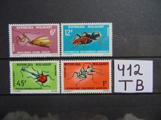 Фото марки Мадагаскар серия 1966г **
