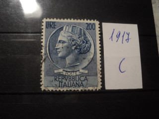 Фото марки Италия 1954г