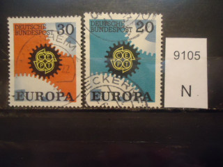 Фото марки Германия ФРГ 1967г серия