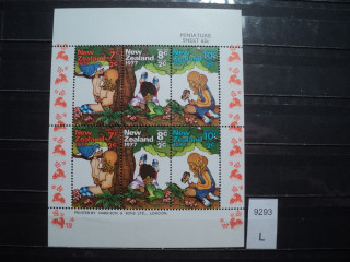Фото марки Новая Зеландия малый лист 1977г **